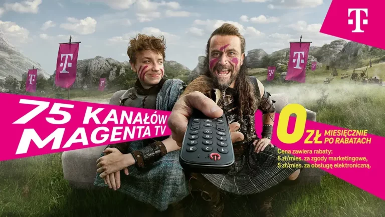 MagentaTV dla każdego. 75 kanałów za 0 zł, bez zmiany operatora